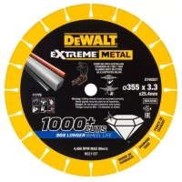 Круг алмазный сегментированный DeWALT Extreme Metal 355x25.4x3.3 мм (DT40257)