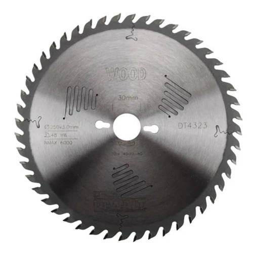 Пильний диск по дереву DeWALT EXTREME WORKSHOP 250x30x48T (DT4323)
