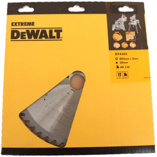 Пильний диск по дереву DeWALT EXTREME WORKSHOP 250x30x48T (DT4323)