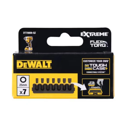Набір біт DeWALT FlexTorq 1/4″ (7 од.) (DT70806)