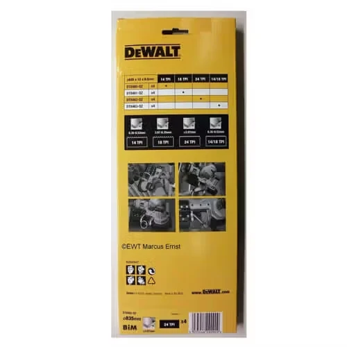 Пильне полотно для металу DeWALT DT8462 (4 шт.) (DT8462)