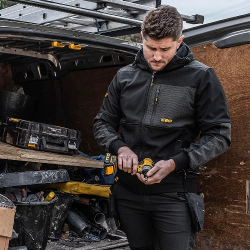 Куртка чоловічі DeWALT TOUGH SOFT SHELL розмір L (DWC263-001-L)