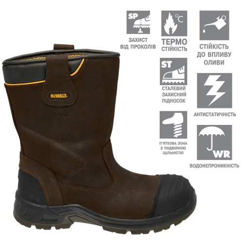 Чоботи робочі DeWALT MILLINGTON розмір 44 (DWF50202-104-10)