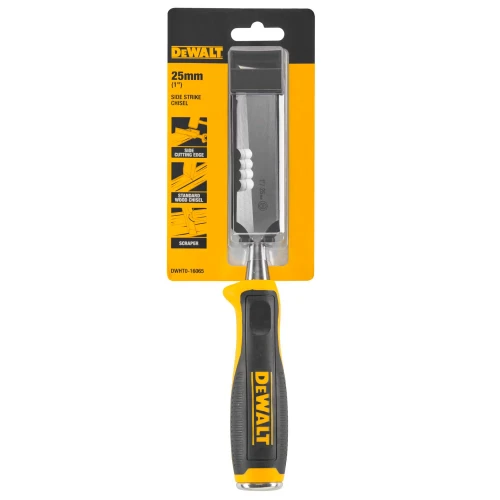 Стамеска з додатковою бічною ріжучою кромкою DEWALT 25 x 300 мм DWHT0-16065