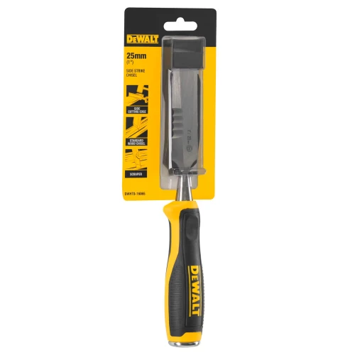 Стамеска з додатковою бічною ріжучою кромкою DEWALT 25 x 300 мм DWHT0-16065