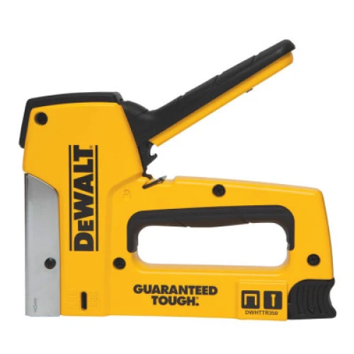 Степлер будівельний DeWALT Heavy Duty G 6 – 14 мм / J 12 – 15 мм (скоба / цвях) (DWHTTR350-0)
