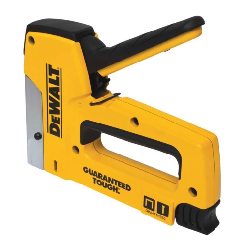 Степлер строительный DeWALT Heavy Duty G 6 – 14 мм / J 12 – 15 мм (скоба / гвоздь) (DWHTTR350-0)