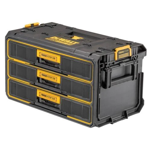Ящик инструментальный с выдвижными секциями DeWALT TOUGHSYSTEM 2.0 (3 отделения) (DWST08330-1)