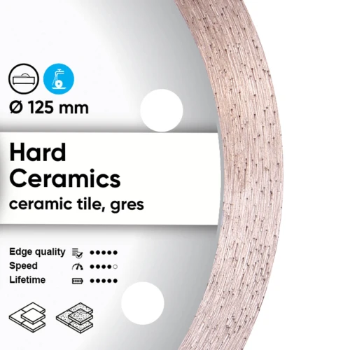 Диск алмазний по кераміці Distar 1A1R Hard ceramics (125x22.2x1.4 мм) (11115048010)