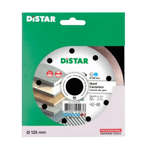 Диск алмазний по кераміці Distar 1A1R Hard ceramics (125x22.2x1.4 мм) (11115048010)