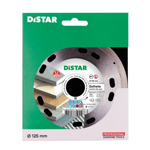 Диск алмазний по кераміці Distar 1A1R Esthete (125x22.2x1.1 мм) (11115421010)