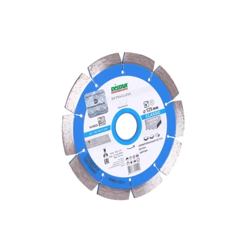 Диск алмазний по бетону Distar 1A1RSS/C3-W Classic (125x22.2x2.2 мм) (12315011010)