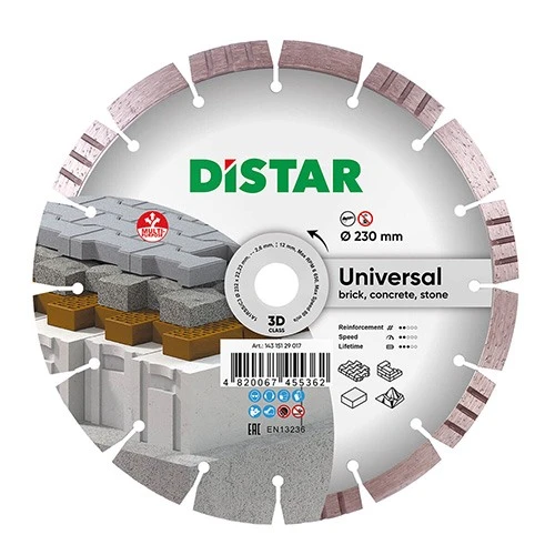 Диск алмазний по бетону Distar 1A1RSS/C3 Bestseller Universal (232x22.2x2.6 мм) (14315129017)