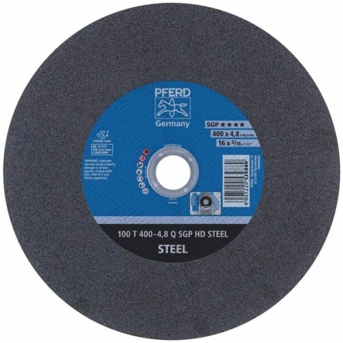 Диск отрезной по металлу Pferd Q SGP HD STEEL (400x4.8x40 мм) (4007220539880)