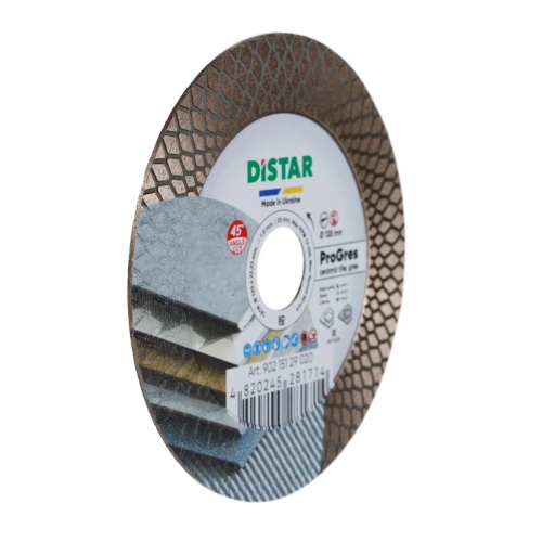 Диск алмазний Distar 1A1R PRO Gres (125х22.2х1.9 мм) (90215129020)