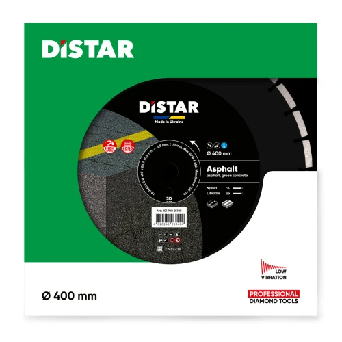 Диск алмазний DI-STAR 1A1RSS 400х25.4х3.5 Asphalt (по асфальту) (10170085108)