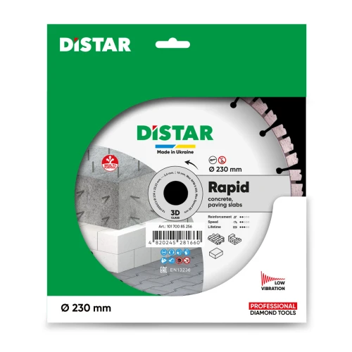 Диск алмазний DI-STAR 1A1RSS 230х22.23х2.4 Rapid (по бетону) (10170085256)