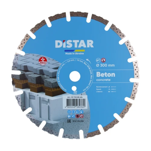 Диск алмазний DI-STAR 1A1RSS 300х25.4х3 Beton (по бетону) (10170085424)