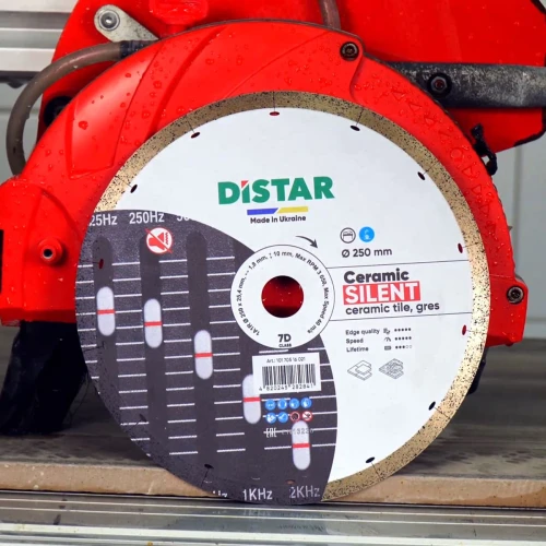 Диск алмазний DI-STAR 1A1R 250x25.4х1.8 Ceramic Silent (по керамограніту) (10170516021)