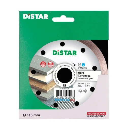 Диск алмазный DI-STAR 1A1R 115х22.23х1.4 Hard ceramics (по керамике) (11115048011)