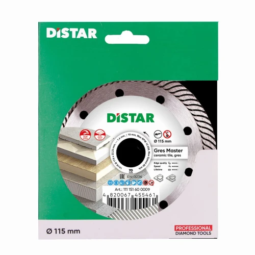 Диск алмазний DI-STAR 1A1R 115х22.23 Gres Master по кераміці (11115160009)
