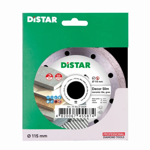 Диск алмазный DI-STAR 1A1R 115х22.23 Decor Slim по керамике (11115427009)
