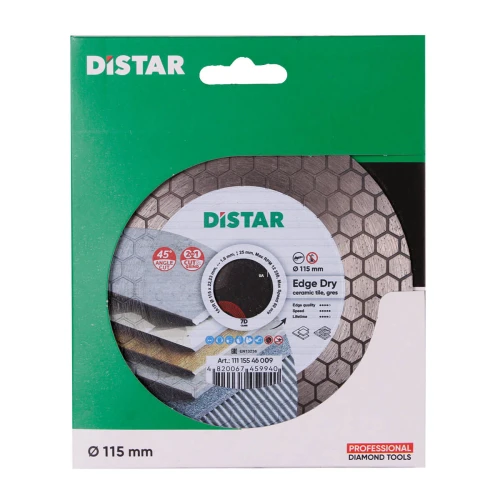 Диск алмазный DI-STAR 1A1R 115x22.23х1.6 Edge Dry (по керамике) (11115546009)