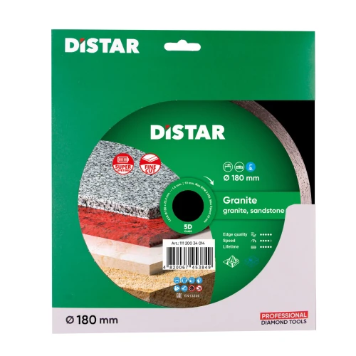 Диск алмазный DI-STAR 1A1R 180x25.4x1.4 Granite (по граниту) (11120034014)