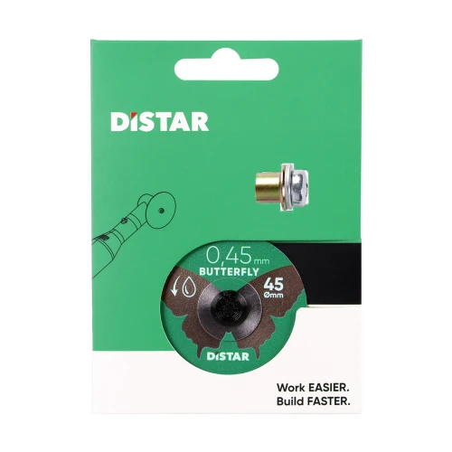 Круг алмазный отрезной DI-STAR 1A1R 45x0.45x5.8F/3.2–3.0F Butterfly (по керамограниту) (11143158073)