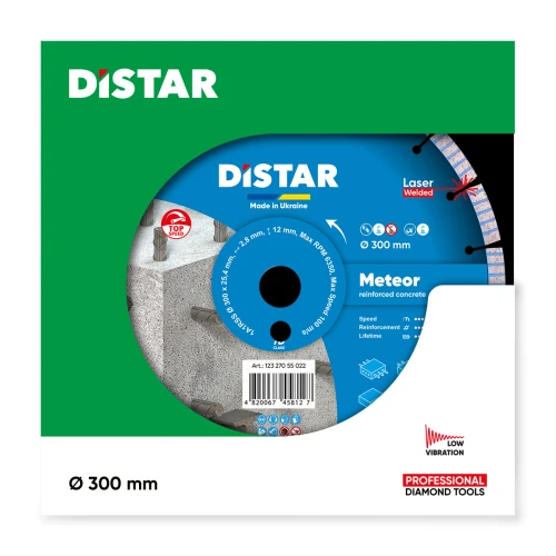 Диск алмазний DI-STAR 1A1RSS 300х25.4х2.8 Meteor (по бетону) (12327055022)