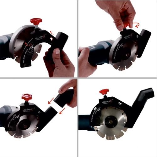 Пиловідвід для кутової шліфувальної машини DISTAR AirDUSTER 2.0 (230 мм) (19568442014)