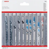 Набір пиляльних полотен по дереву та металу Bosch All in One (10 шт.) (2607011171)