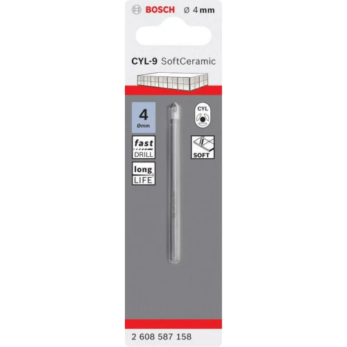 Сверло по плитке Bosch CYL-9 Ceramic 4.0x70 мм (1 шт.) (2608587158)