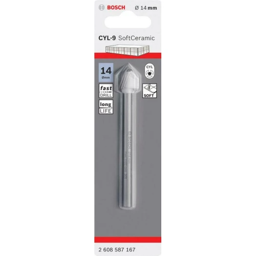 Сверло по плитке Bosch CYL-9 Ceramic 14x90 мм (1 шт.) (2608587167)