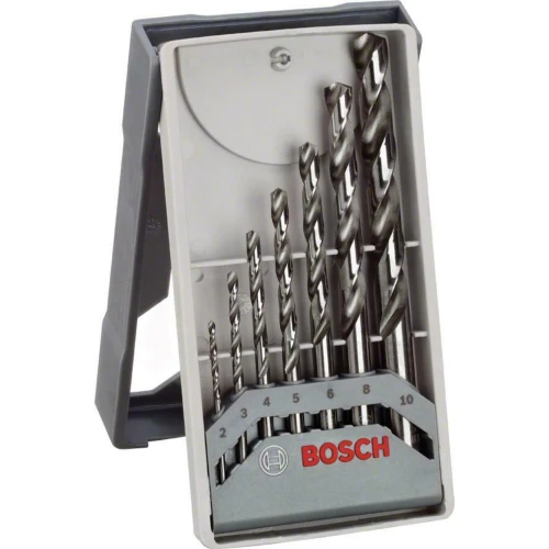 Набор спиральных сверл по металлу Bosch PRO Metal HSS-G Twist Drill 2 – 10 мм (7 шт.) (2608589295)
