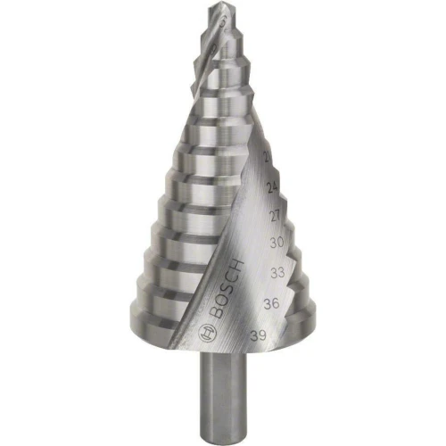 Ступенчатое сверло из быстрорежущей стали Bosch HSS 6 - 39 мм (1 шт.) (2608597521)