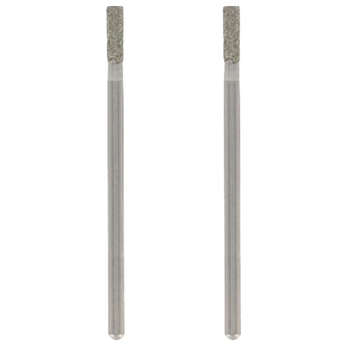 Високошвидкісний різець гравірувальний із циліндричною алмазною головкою Dremel 7122 2.4 x 46 мм (2 шт.) (26157122JA)
