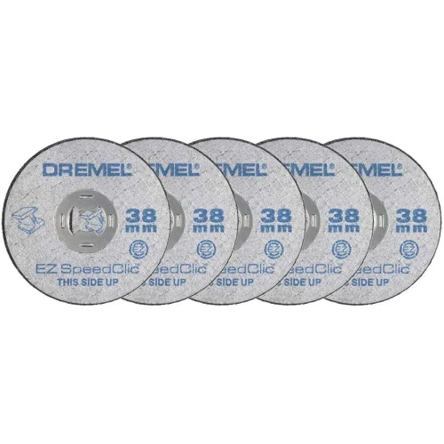 Диск отрезной по металлу Dremel EZ SpeedClic 1.0x38 мм (5 шт.) (2615S456JC)