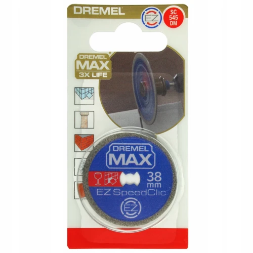 Диск отрезной по камню Dremel EZ SpeedClic S545DM 1.0x38 мм (1 шт.) (2615S545DM)
