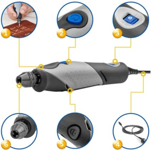 Багатофункціональний інструмент Dremel Stylo+ 2050-15 (15 насадок) (F0132050JM)