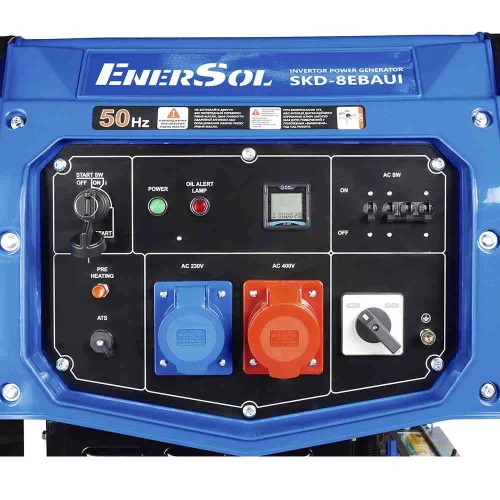 Генератор дизельный инверторный 7.5 кВт EnerSol SKD-8EBAUI
