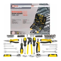 Комбинированный набор инструментов FORCEKRAFT FK-3651 1/4", 3/8" 4–24 мм 65 предметов