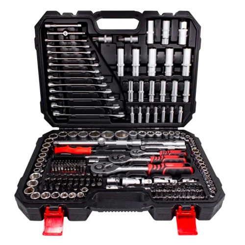 Набір інструментів FORCEKRAFT FK-38841 1/2", 1/4", 3/8" 216 предметів
