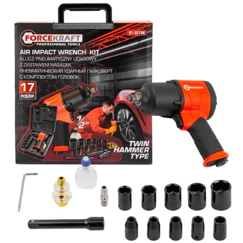Гайковерт пневматический FORCEKRAFT FK-RT-5270K 1/2" 720 Нм