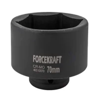 Головка торцева ударна подовжена FORCEKRAFT 3/4" 70 мм FK-46510070 (СТ-00181274)