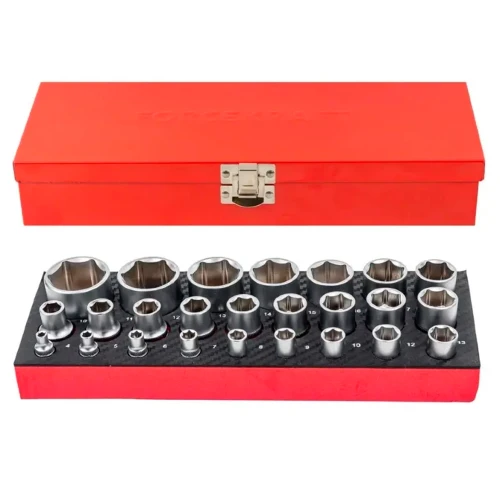 Набір головок FORCEKRAFT 1/2", 1/4" (25 од.) FK-50121G (СТ-00184017)