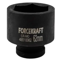 Головка торцева ударна подовжена FORCEKRAFT 1" 62 мм FK-48510062 (СТ-00184072)