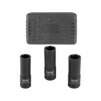 Набір головок ударних подовжених FORCEKRAFT 1/2" 17–21 мм (3 од.) FK-4032TH (СТ-00188168)