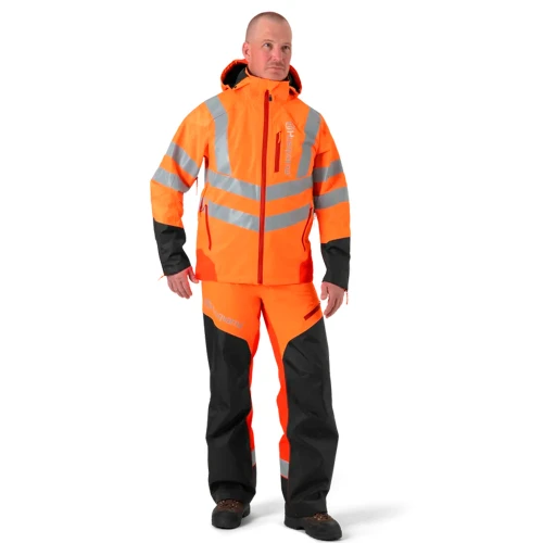 Штани робочі від дощу Husqvarna Vent High Viz розмір S 46 – 48 (5976627-46)