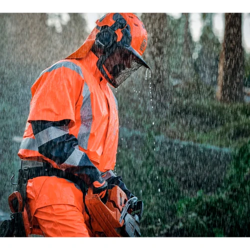 Штани робочі від дощу Husqvarna Functional High Viz розмір XL 58 – 60 (5976629-58)
